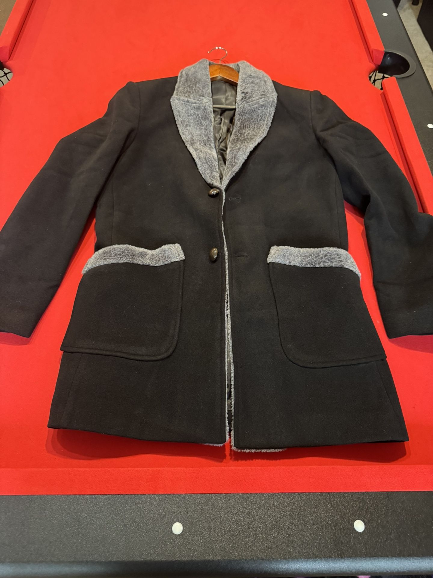 Men’s Black Pea Coat