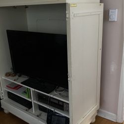 Cottage Style TV Armoire 