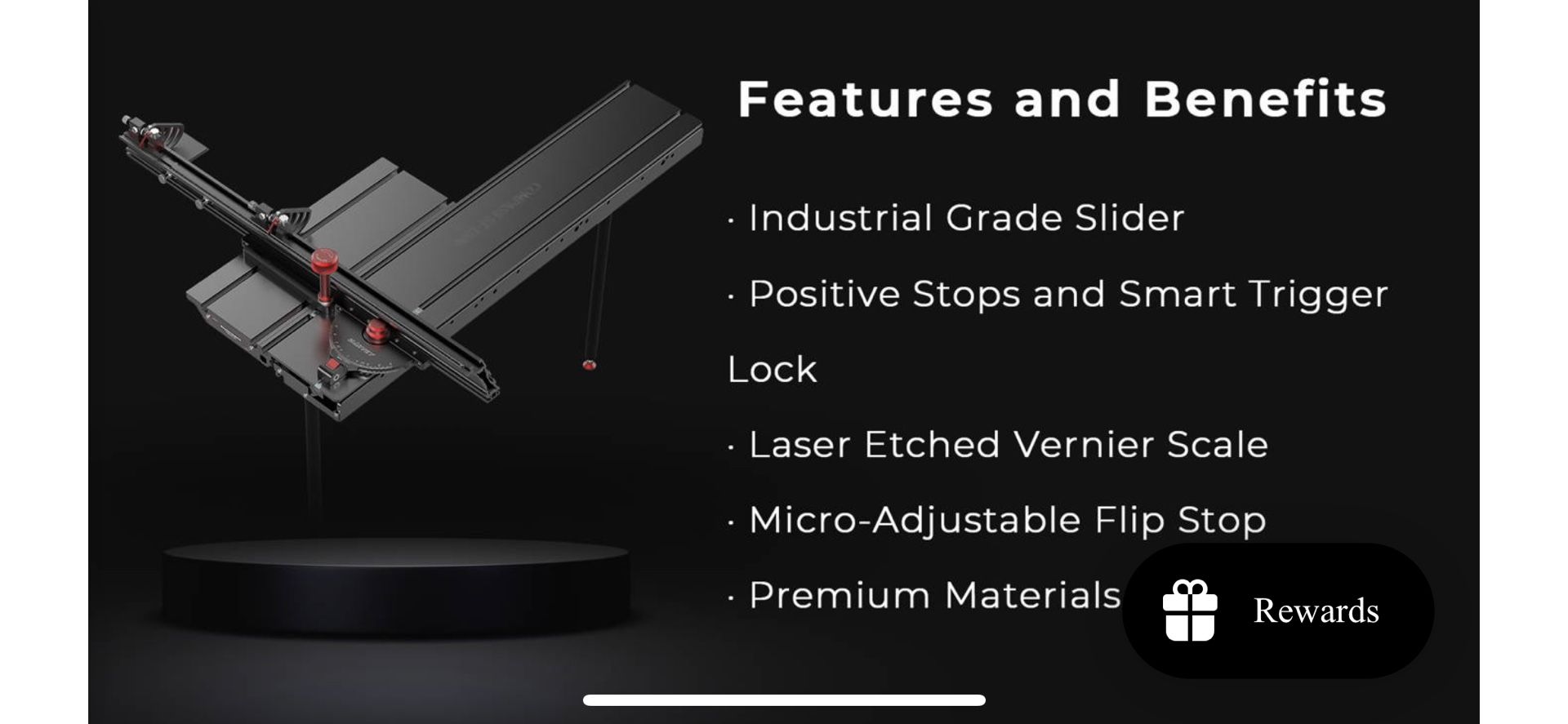 Harvey Sliding Table Attachment