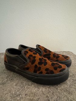 Vans Classic Slip-On Leopard Print Sneakers