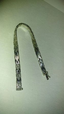 Stunning Italian silver bracelet