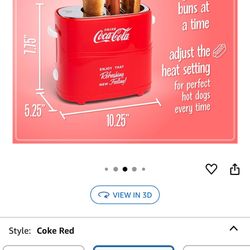 Coca Cola Hot Dog Toaster 