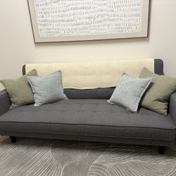 Petula II Convertible Sofa Bed - Like New!  Grey