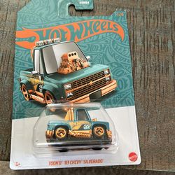 Toon'D '83 Chevy Silverado #1 * 2024 Hot Wheels Pearl & Chrome 56th Anniversary