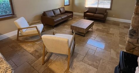 Leather Sofa & Loveseat