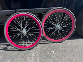 wheels and tires for bikes good condition