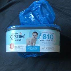 Diaper Genie Jumbo SQUARE Disposal Bag Refill: 810ct