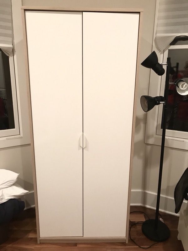White IKEA Wardrobe