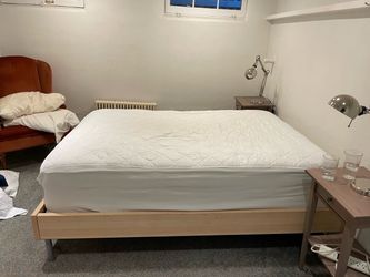 Free mattress, box springs and frame.