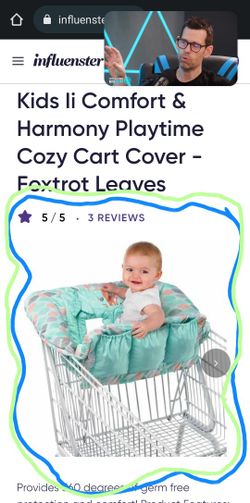 Baby Cart Cover Toddler cover Germ Cart Cover