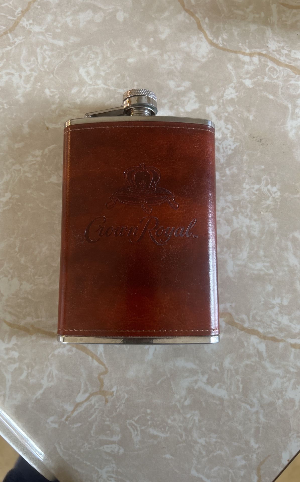 Crown Royal Large Flask – Great Condition – Collectible Barware