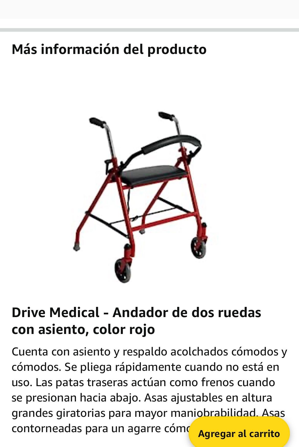 💲5️⃣0️⃣ Andador Para Adulto Drive Medical