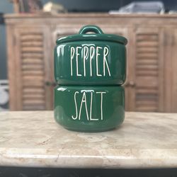 Rae Dunn Salt And Pepper Forest Green