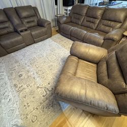 Signature Design by Ashley Stoneland 3-Piece Reclining Set