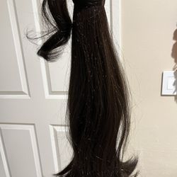 INH Lola Ponytail Extension 17in Black brown 