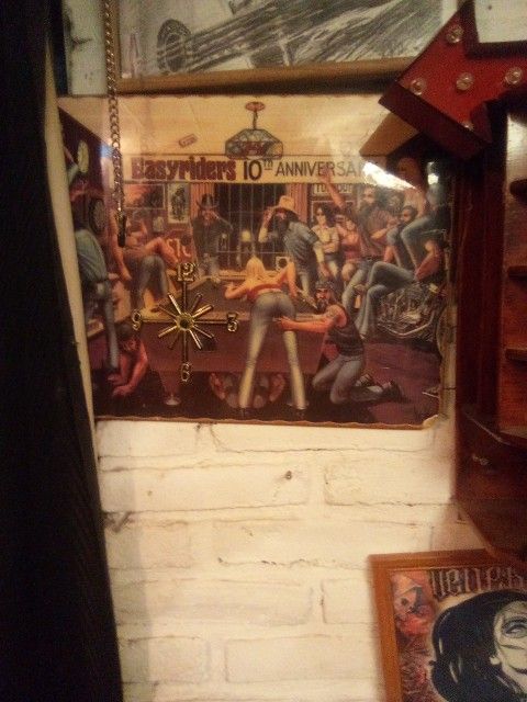 1980's Easy Rider 10 Yr Anniversary Clock