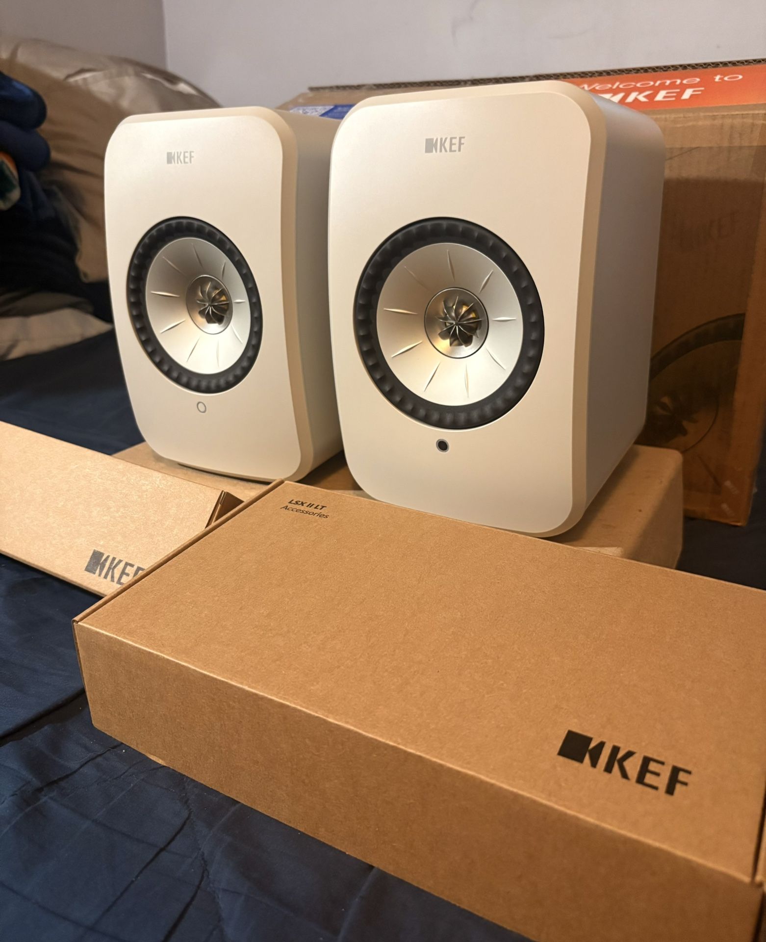 KEF LSX II LT Wireless Hi-Fi Speakers (New) – Audiophile-Grade Compact Sound System| Bluetooth, Wi-Fi etc.