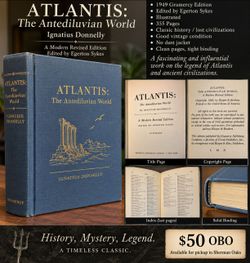 1949 Atlantis: The Antediluvian World – Ignatius Donnelly – Vintage Hardcover – $50 OBO