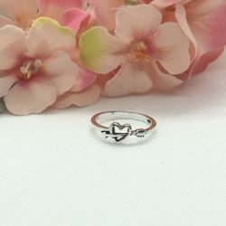 Heart&Arrow Ring Size 7&8