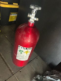 Red Gas Cylinder