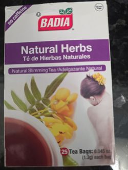 Badia Natural Herbs Slimming Tea 25 Bags