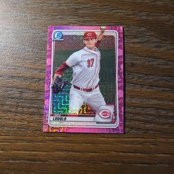2020 Topps #BCP-39 Nick Lodolo Rookie Card. Pink Mojo. 173/199