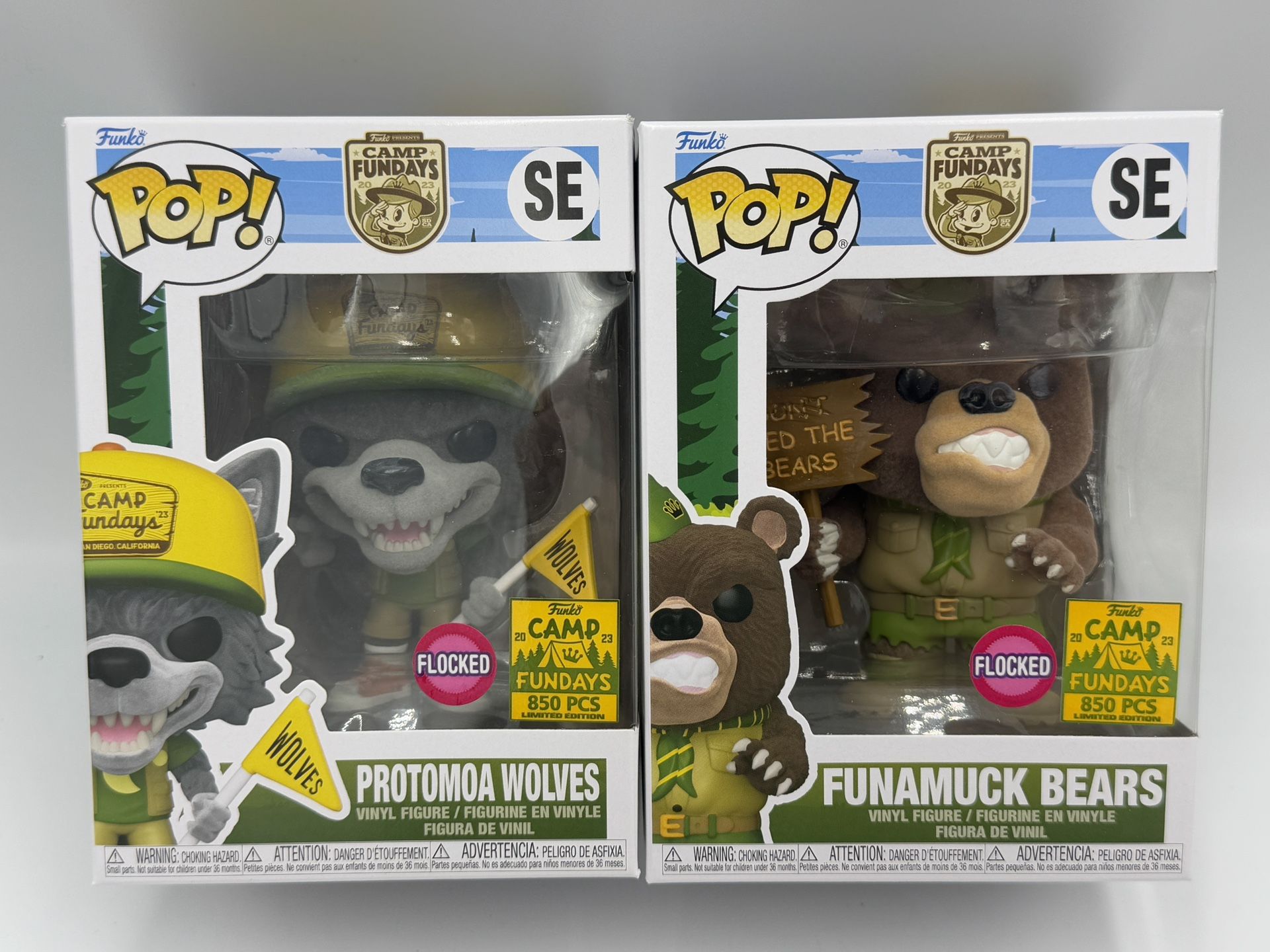 Funko Fundays Flocked Bears Wolves