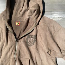 HUMAN MADE X LIL UZI ZIP UP HOODIE LARGE