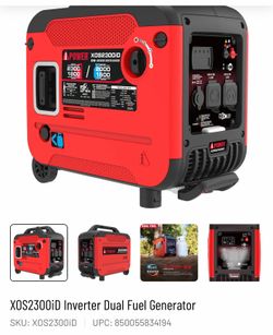 2,300/1,800-Watt AiPower Dual Fuel Portable Inverter + Quiet Technology
