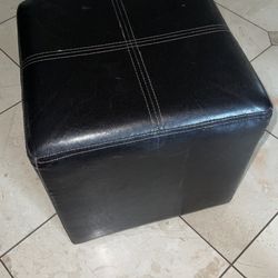 Small Brown Ottoman 