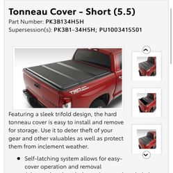 Tacoma Short Bed Cover