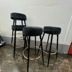 Black And Gold Bar Stool Chairs
