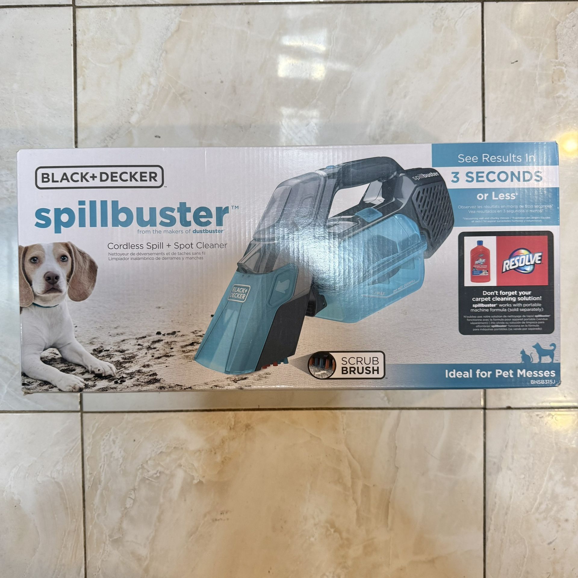 BLACK AND DECKER SPILLBUSTER & SPOT Vacuum CLEANER BHSB315SJ