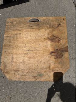 Rolling Wood Dolly / Plant Stand