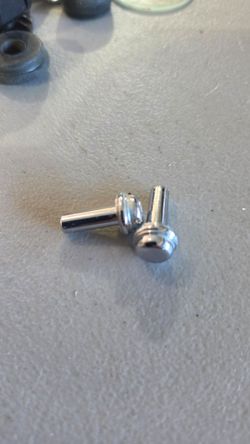 OLD CLASSIC CAR DOOR KNOBS CHROME OVER METAL