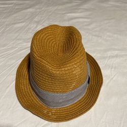 Toddler Fedora Straw Hat, 0-6 Months