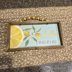 Spring Lemon Home Decor