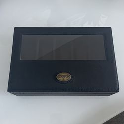 Fossil Leather Watch Box Storage