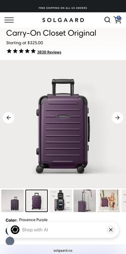 Solgaard carry-on luggage closet - size Medium