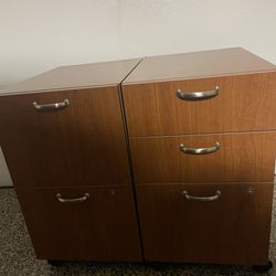 Wood Office Cabinet 