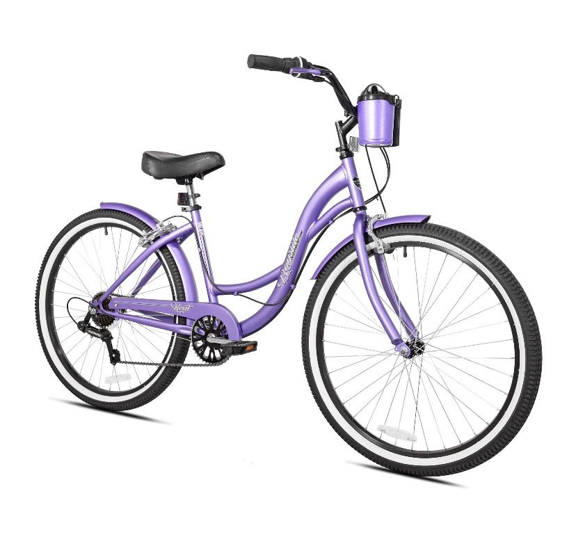 Kent 26" Bayside Women's 7 Speed Cruiser Bike - Purple - Brand New In Box