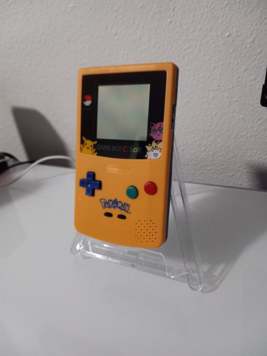 Gameboy Color With Pokemon Shell