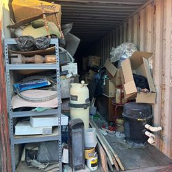 Container Full Of Antique Furniture 