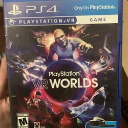 PS4 VR GAME: PLAYSTATION VR WORLDS