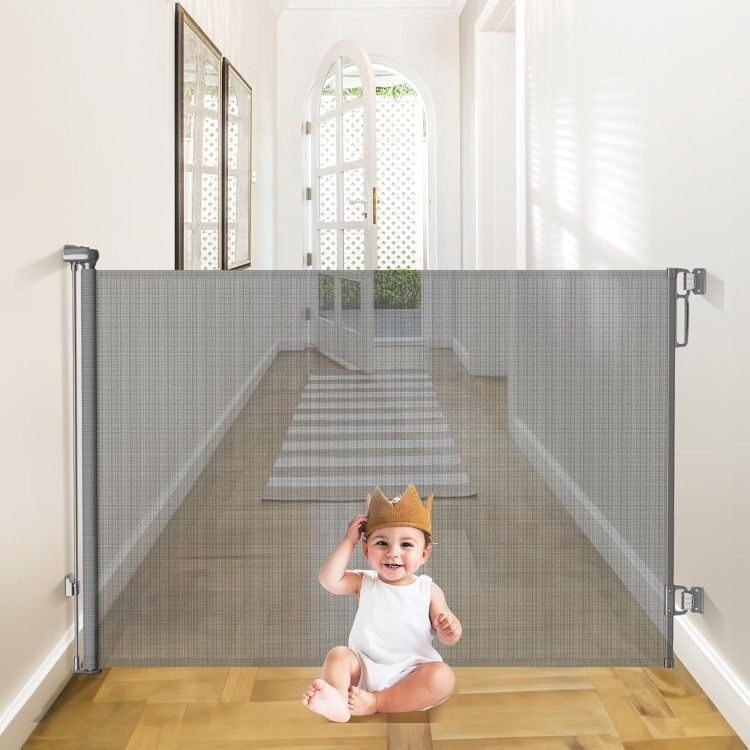 Babepai Retractable Baby Gates Extra Wide