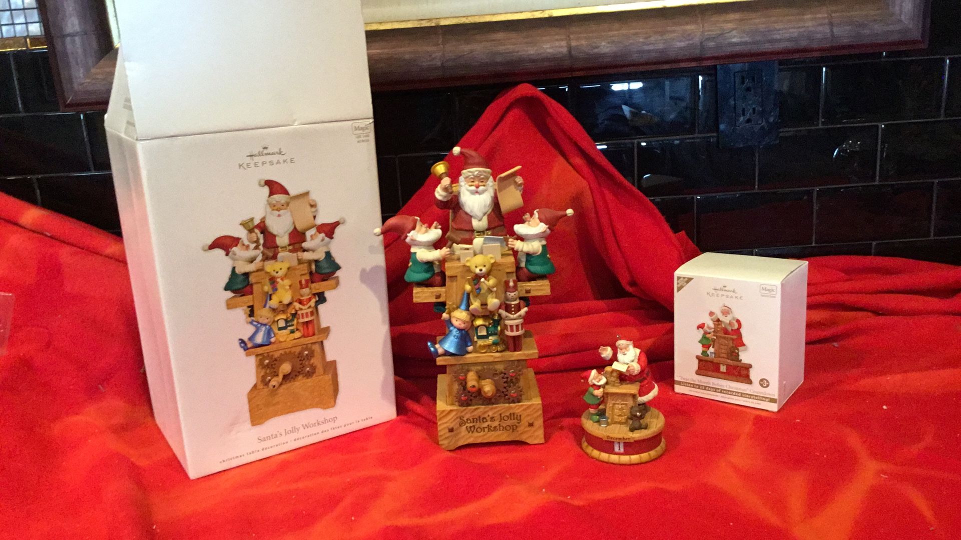 Hallmark. Santa’s Jolly Workshop. & ‘Twas The Month Before Christmas. Countdown