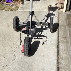 Clicgear  Golf Club Cart Three Wheel Golf Club Cart Excellent Condition When You Folded Become Very Small