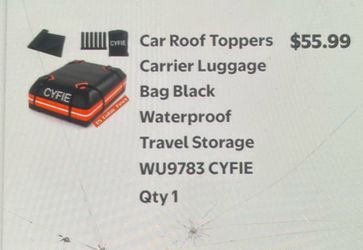 Car roof toppers Carrier luggage bag