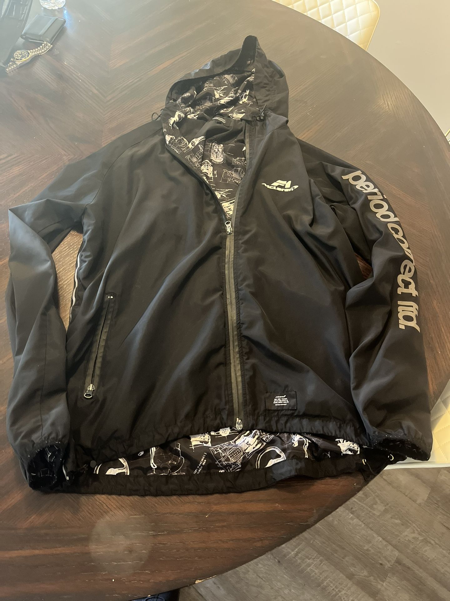 Period Correct Ltd McLaren F1 Limited Edition Black Full Zip Jacket Mens Size L