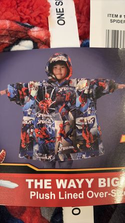 Spiderman & Bluey Wayy Big Hoddie oversized hoddie for kids